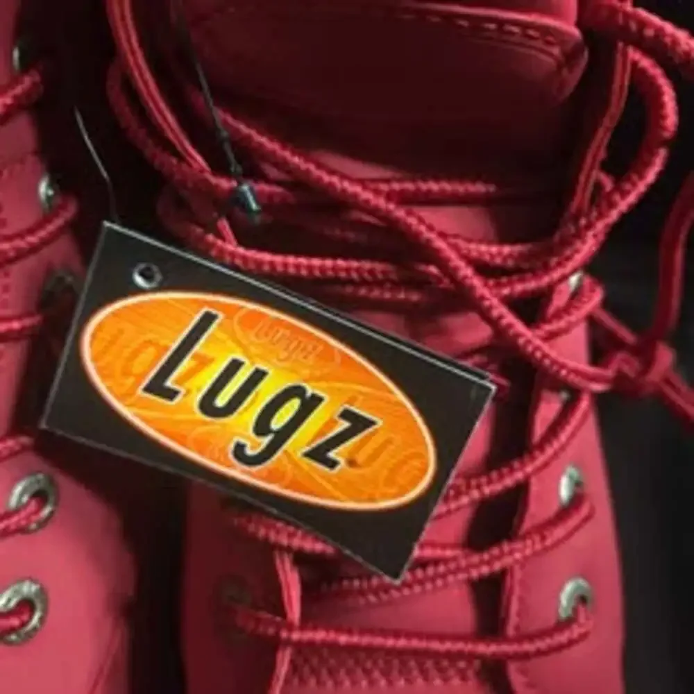 Lugz Red Lace Up Work Boots Men's Size 10.5 - New